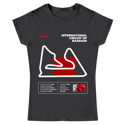 Playera Mujer Skyline Racing Tracks Bahrein