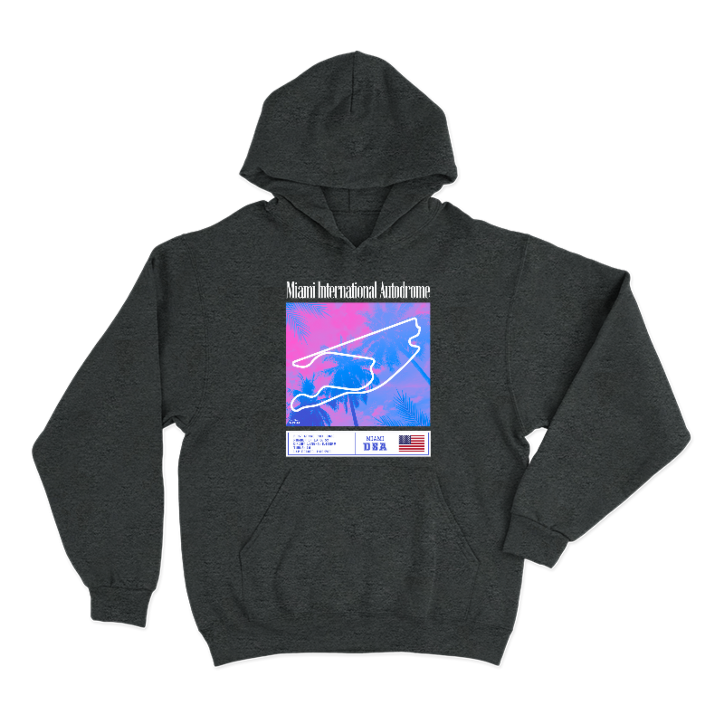 Hoodie Skyline Racing Tracks Miami