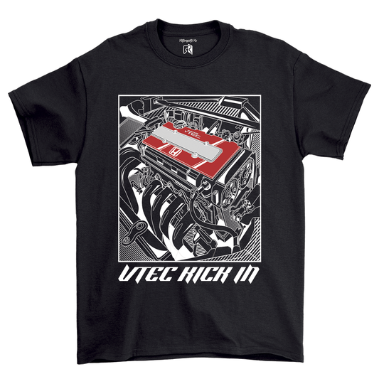 Playera Hombre V-Tec Kick In Motor (Negro)