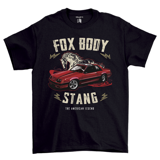 Playera Hombre Fox Body Stang Red 82