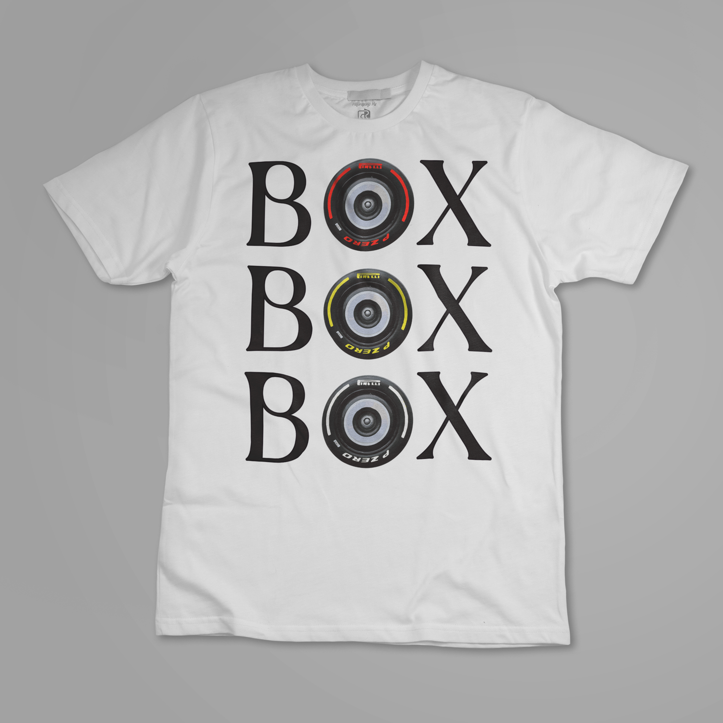 Playera Hombre Box Box Formula 1 Llanta 22-23