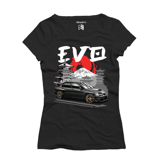 Playera Mujer Lancer EVO Japan