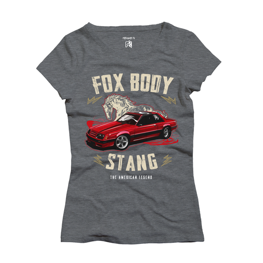 Playera Mujer Fox Body Stang Red 82