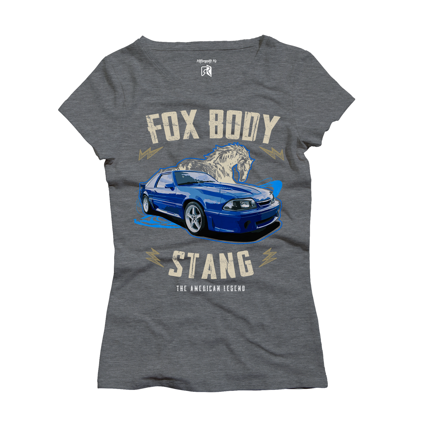 Playera Mujer Fox Body Stang Blue 92