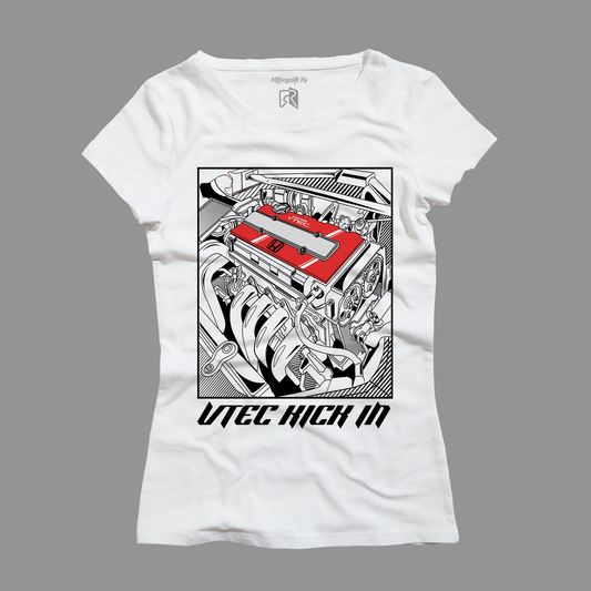 Playera Mujer V-TEC Kick In Motor