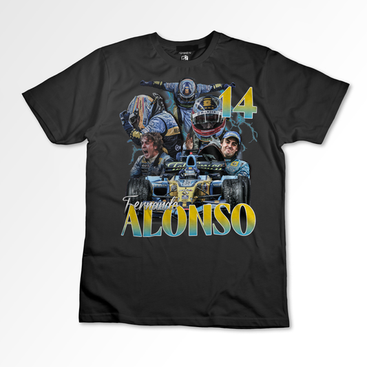 Playera Hombre Fernando Alonso Retro Fórmula 1