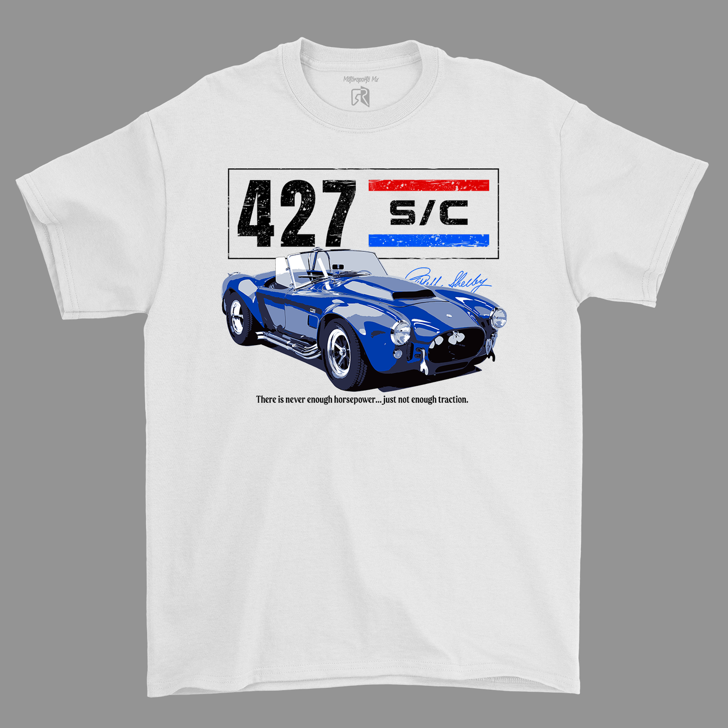 Playera Hombre 427 Snake Supercharged Blanco