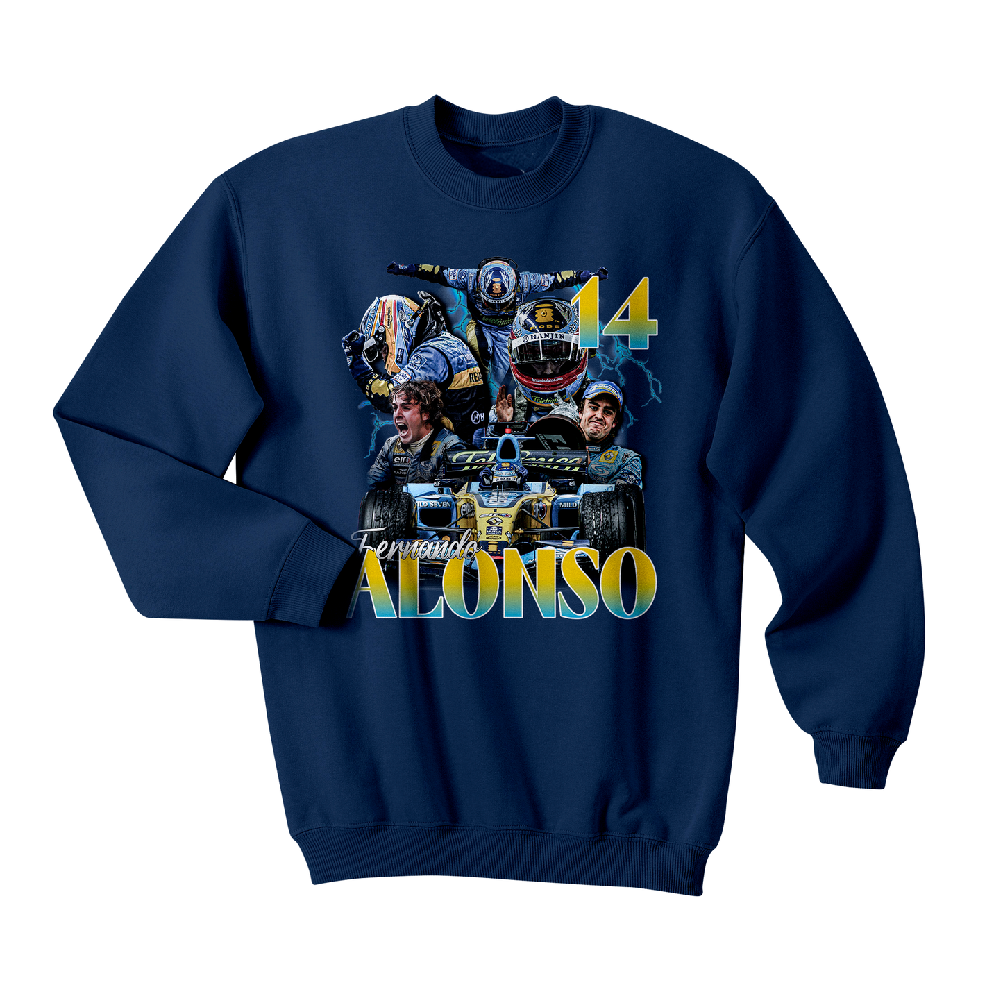 Sudadera Fernando Alonso Retro Fórmula 1