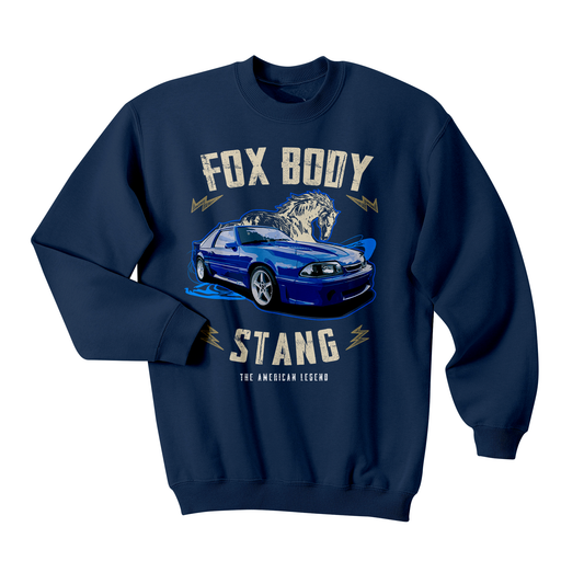 Sudadera Fox Body Stang 92 Blue