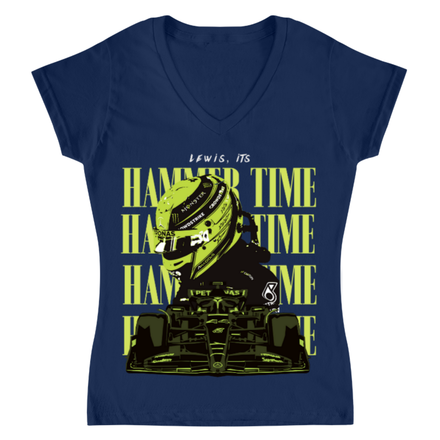 Playera Mujer Hamilton It´s Hammer Time Formula 1