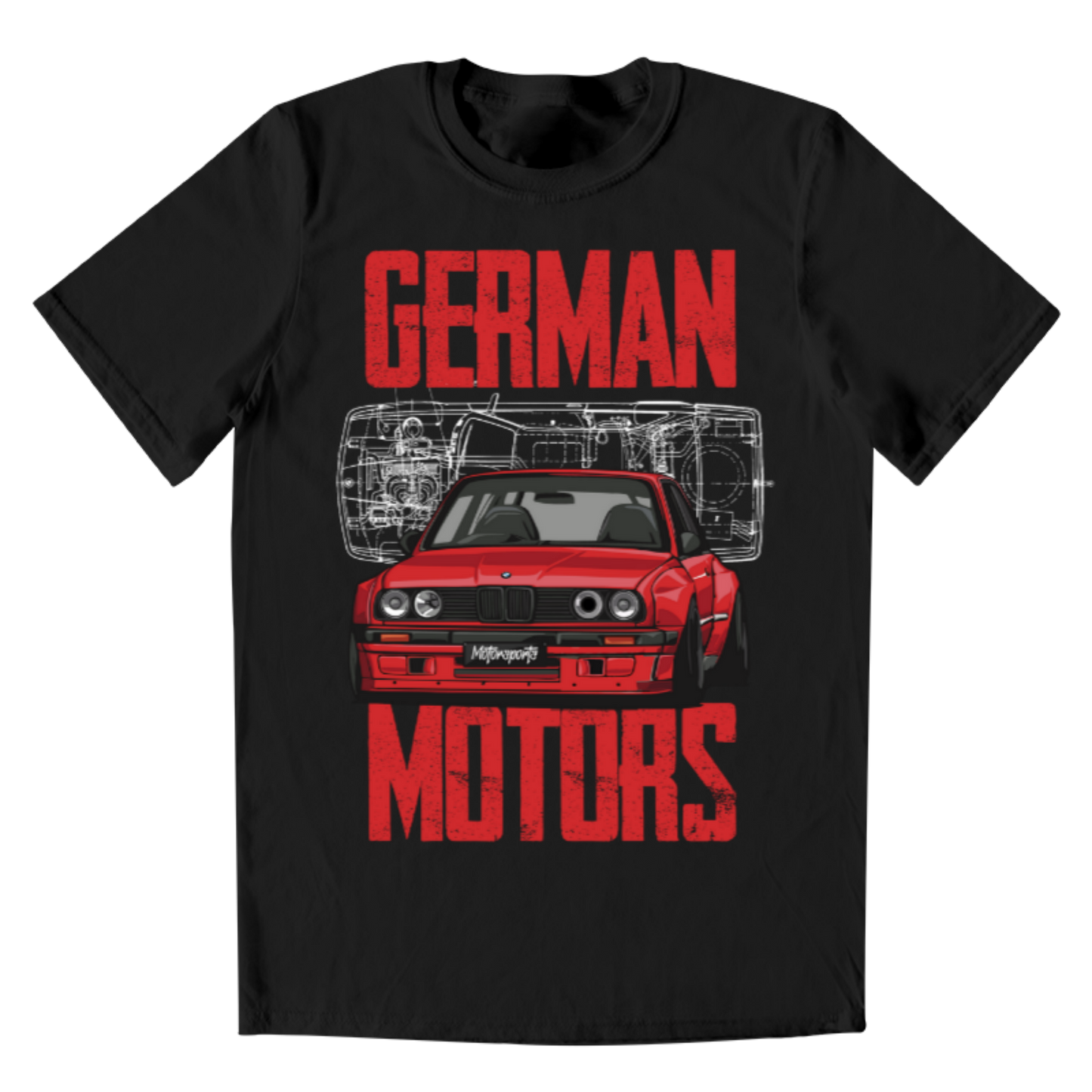 Playera Hombre BMW German Motors Retro