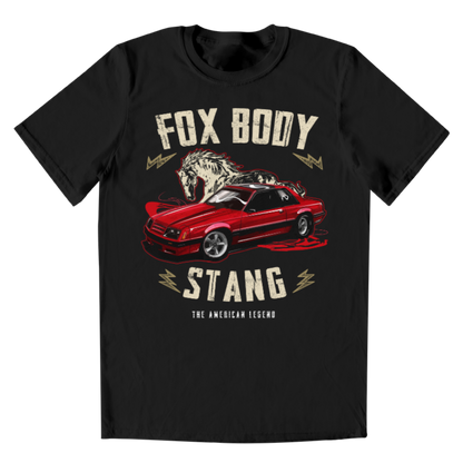 Playera Hombre Fox Body Stang Red 82