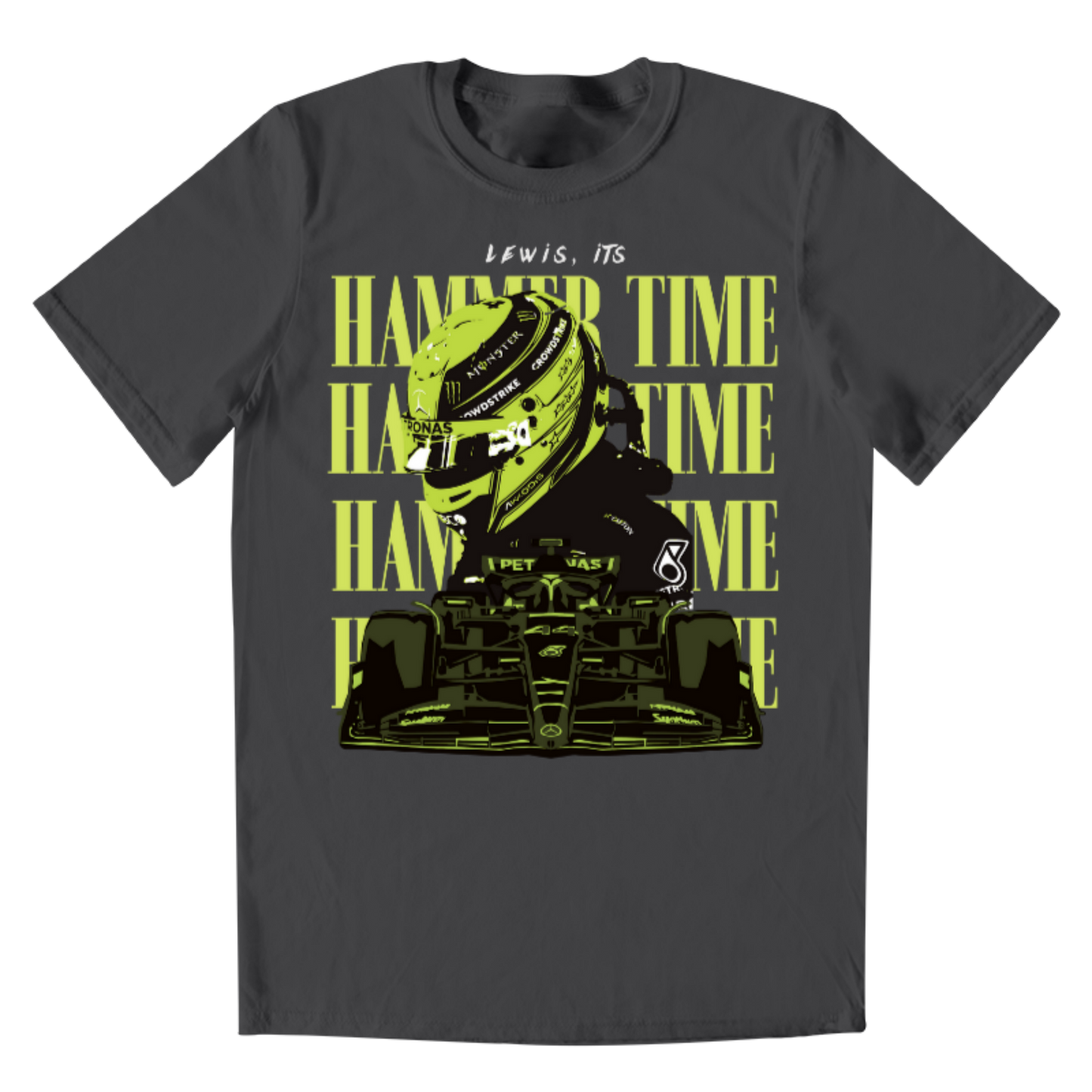 Playera Hombre Hamilton It´s Hammer Time Formula 1