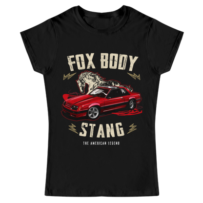 Playera Mujer Fox Body Stang Red 82