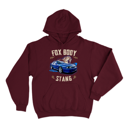 Hoodie Fox Body Stang 92 Blue