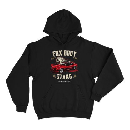 Hoodie Fox Body Stang Red 82