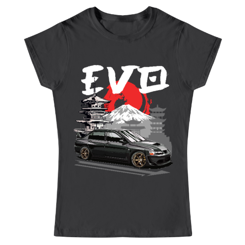 Playera Mujer Lancer EVO Japan