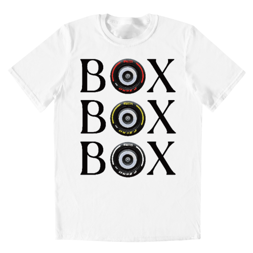 Playera Hombre Box Box Formula 1 Llanta 22-23