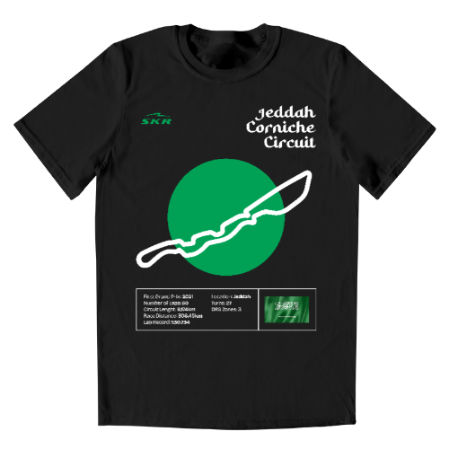 Playera Hombre Skyline Racing Tracks Jeddah