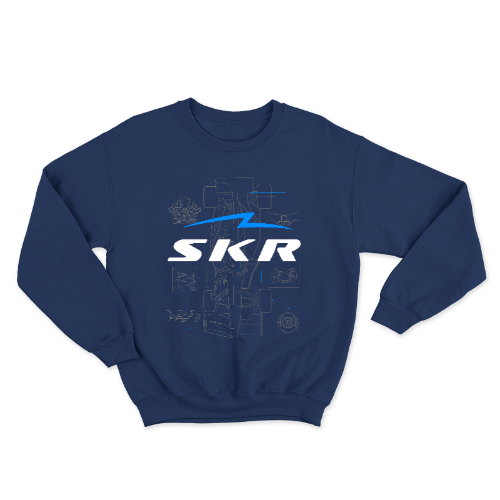 Sudadera Skyline Racing Car Blueprint