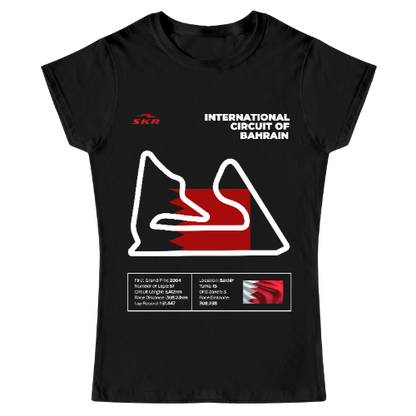 Playera Mujer Skyline Racing Tracks Bahrein