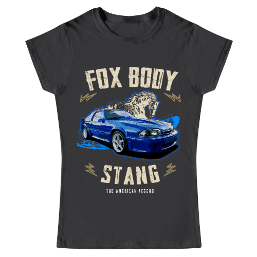 Playera Mujer Fox Body Stang Blue 92