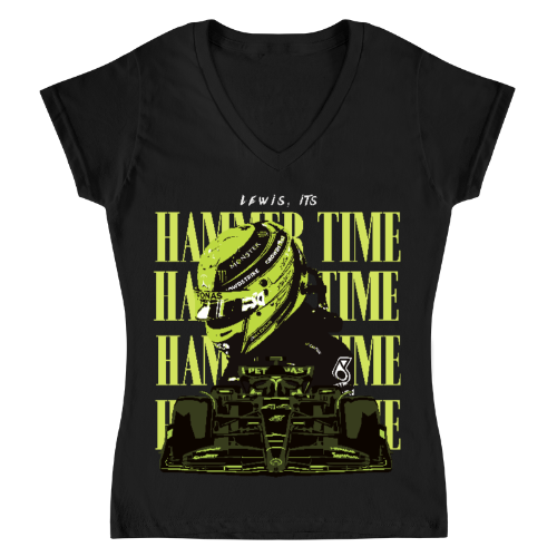 Playera Mujer Hamilton It´s Hammer Time Formula 1