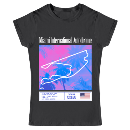 Playera Mujer Skyline Racing Tracks Suzuka