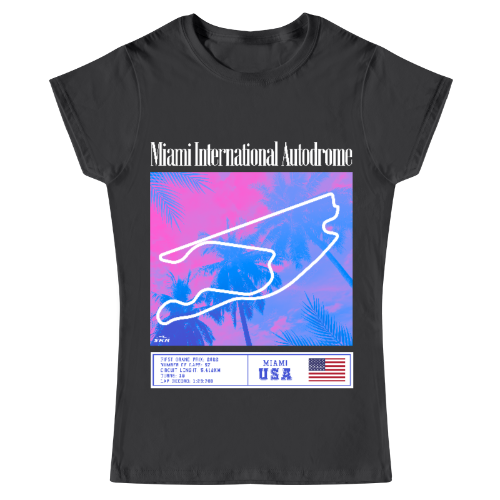 Playera Mujer Skyline Racing Tracks Suzuka