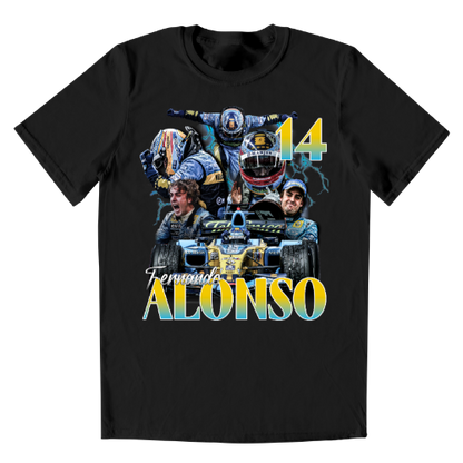 Playera Hombre Fernando Alonso Retro Fórmula 1